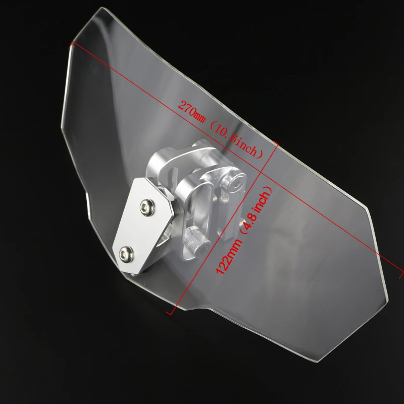 Clips Windshield Windscreen Extend Spoiler Fit For Triumph Tiger 800 XC/XCX/XR Tiger 900 Tiger 1050 Sport Tiger 955i