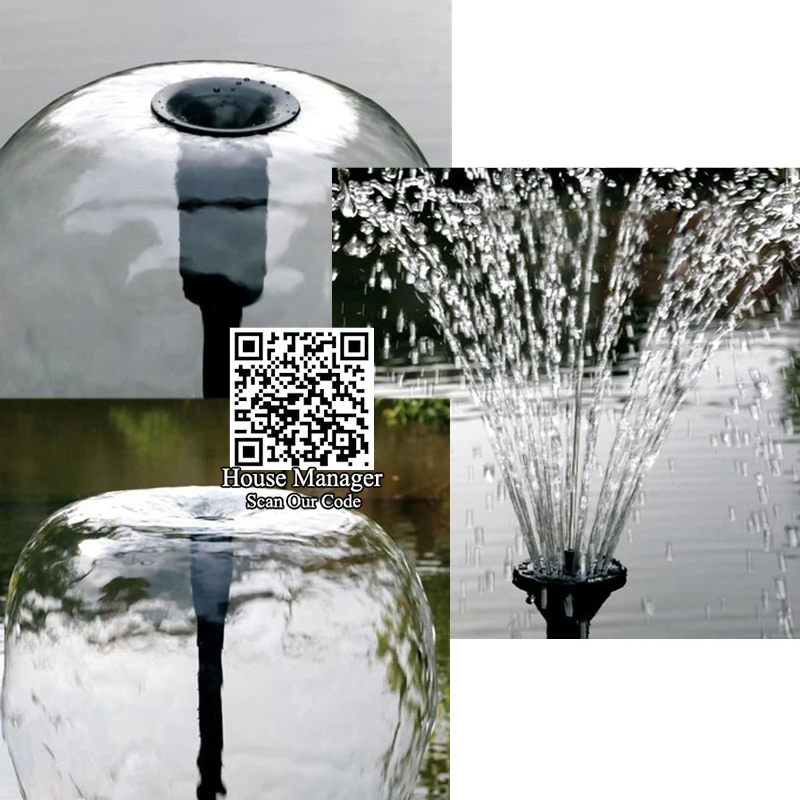 Aquarium Water Fountain Pool Pond Garden Water Sprinkler Sprayer Use with Water Pump Multi Spray Heads Flower Mushroom Nozzle