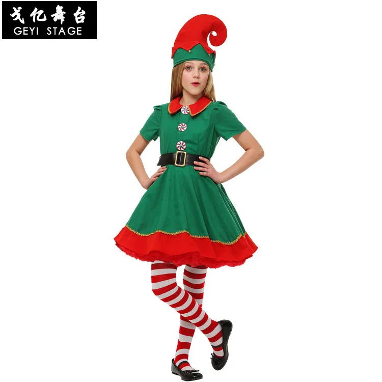 Cosplay Christmas Fairy Costume stage party performance costume parent-child Christmas Fairy Costume