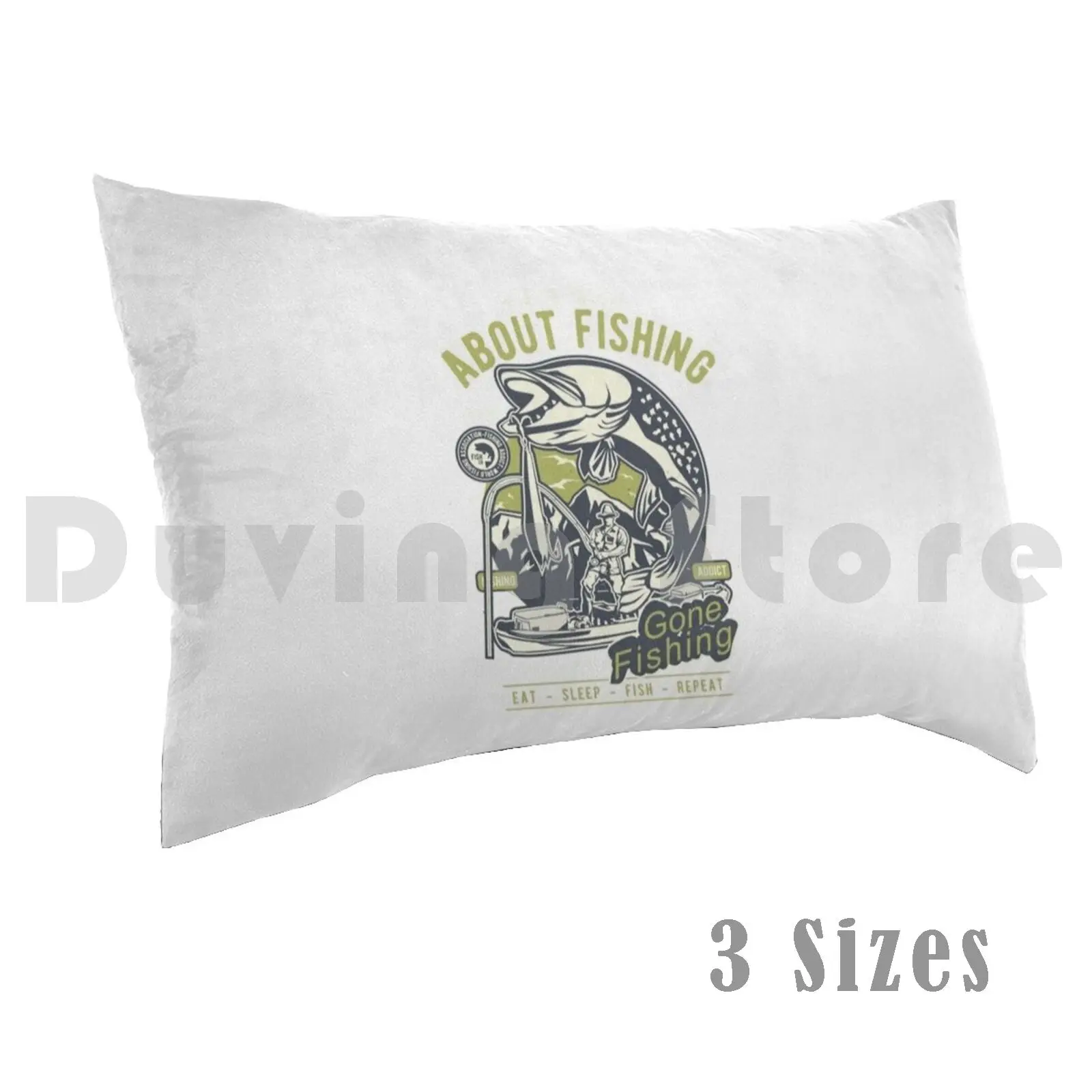 All About Fishing AnglerPillow case Angler Angeln Fischen Angel Angelrute Petri Heil Angeltour