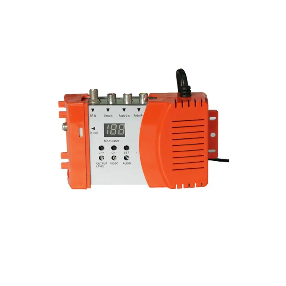 1 Channel AV to RF pal-dk pal-bg NTSC Hotel CATV Front End System Agile Analog Modulator