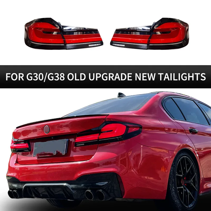 

Automotive Parts Taillights For BMW 5 Series G30 F90 G38 Old Upgrade 2021+ LCI Rear Lamps Assembly