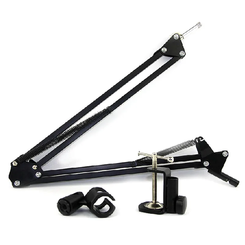 Mic Arm Stand Microphone Suspension Boom Scissor Holder For Studio Broadcast PN G6DC