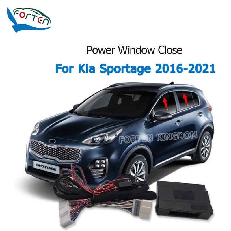 Forten Kingdom Car Intelligent Power Close Window Closer Kit Module For Kia Sportage  2016-2021 