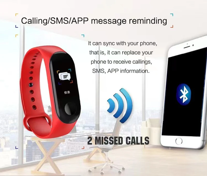 Esporte m3 relógio inteligente smartwatch pulseira m3 pro pulseira inteligente para mulheres monitor de pressão arterial inteligente crianças