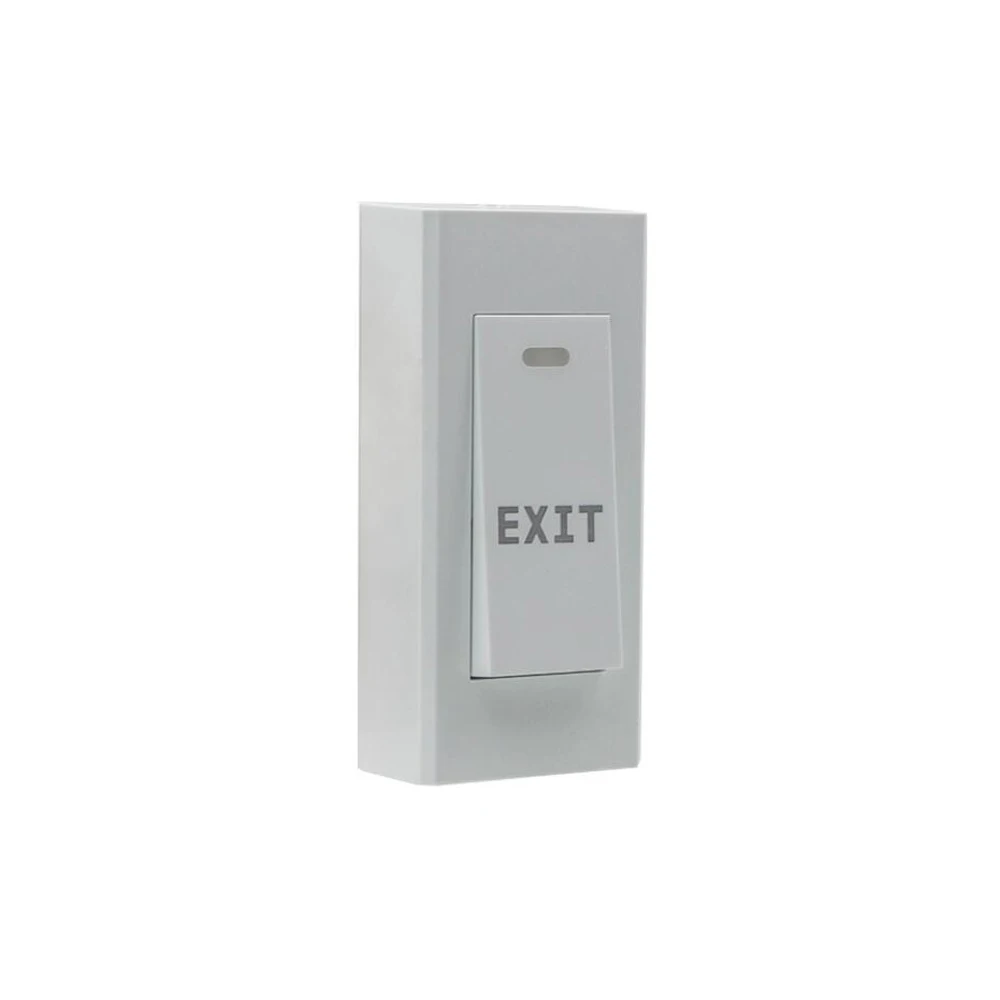 NO/NC/COM Narrow Exit Button Wall Mount Exit Button Push Door Release Exit Button Switch For Electric Access Control System M3D