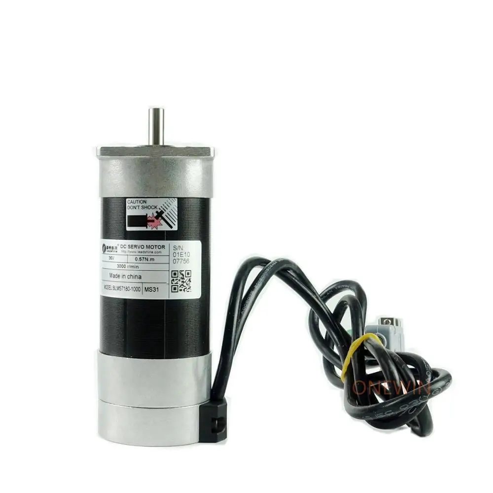 Leadshine servo driver acs606 e servo motor sem escova BLM57180-1000 codificador 1000 linhas 36-60 vdc