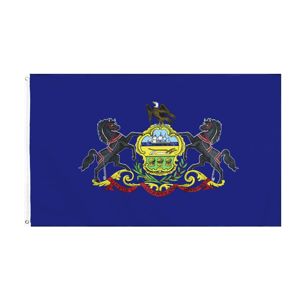 Подвесной Национальный Баннер Yehoy 90*150 см, флаг США Пенсильвания для украшения