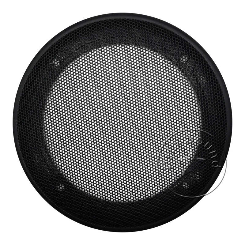 Dla 5 "głośnik osłona grilla wysokiej jakości głośnik audio dekoracyjne koło metalowa siatka ochronna siatka konwersyjna 165mm # Czarny