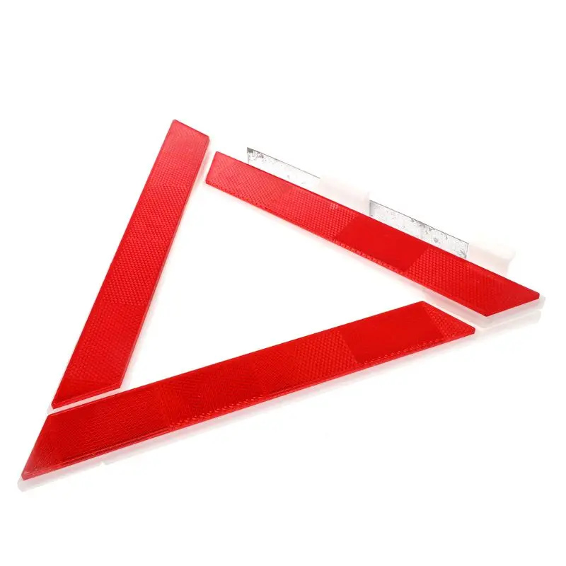 Car Emergency Breakdown Triangle Reflective Safety Hazard Red Warning Sign