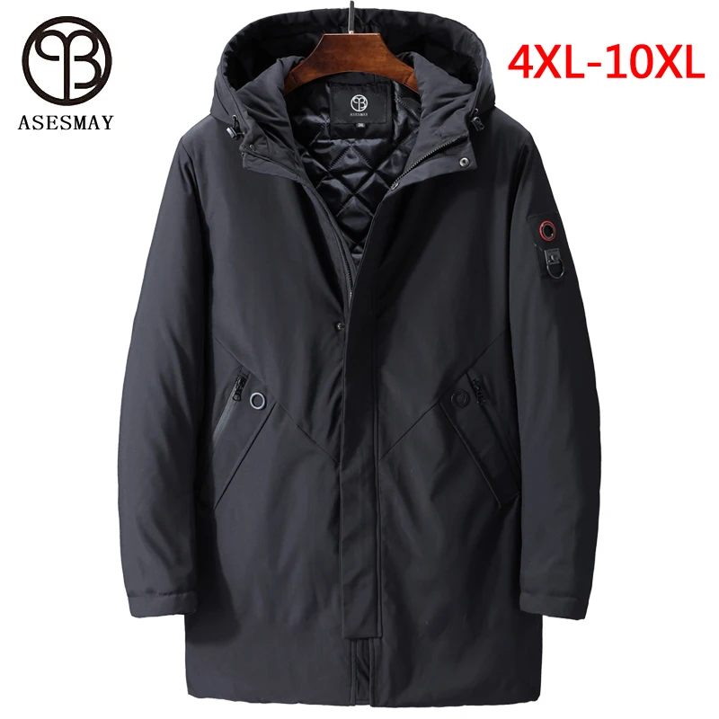 

Asesmay 2021 Winter New Casual Fashionable Men's Cotton-padded Jacket WarmWindproof Coat Brand Clothing Plus Size 10XL Fcwm8806