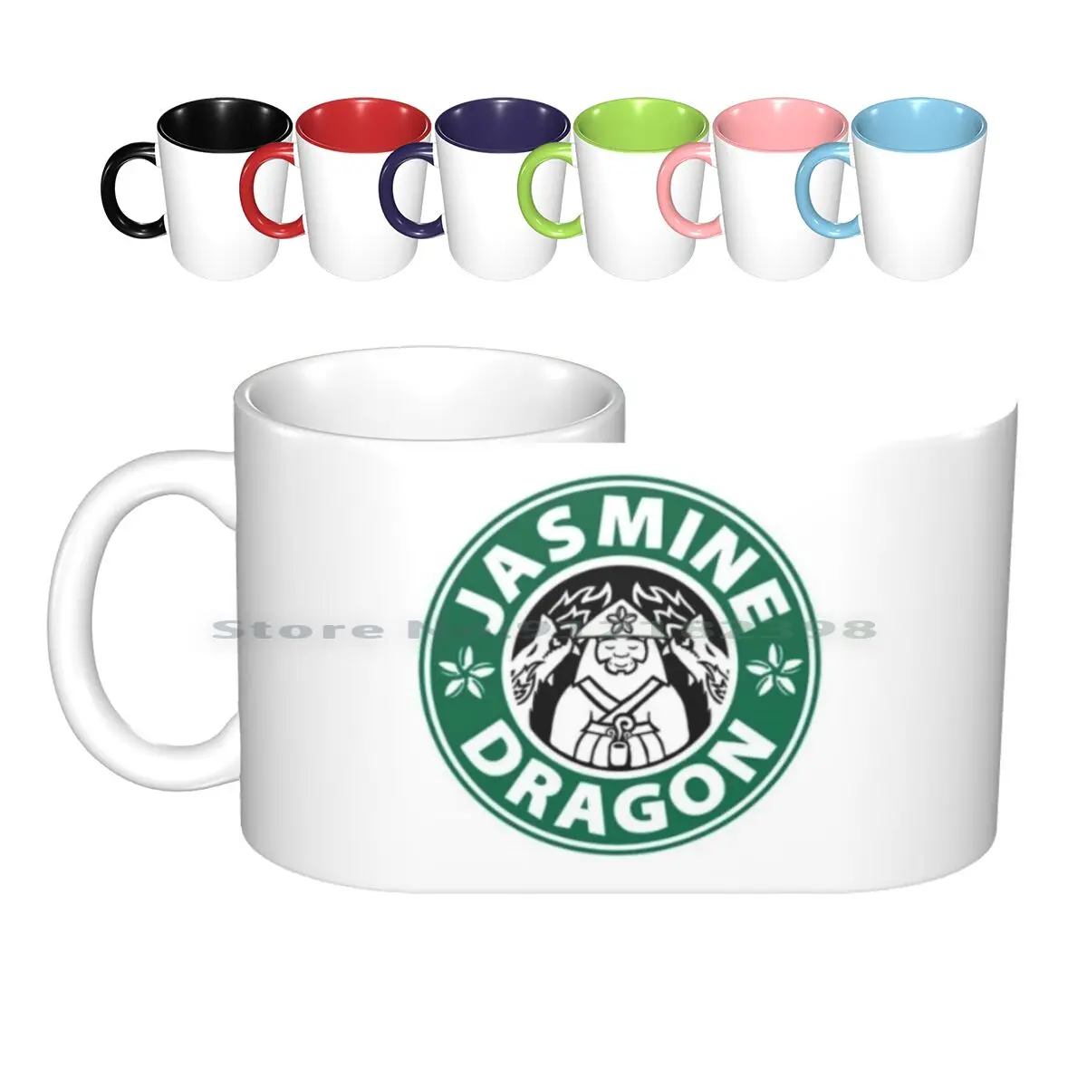 Jasmine Dragon Tea Shop Ceramic Mugs Coffee Cups Milk Tea Mug Jasmine Dragon Jasmine Dragon Tea Coffee Iroh Uncle Iroh Ba Sing