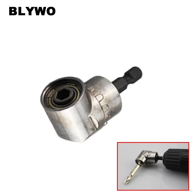 105 Angle Screwdriver Bit Socket Adapter Holder Adjustable Degree Right Angle Driver 1/4 Hex Shank Socket bit