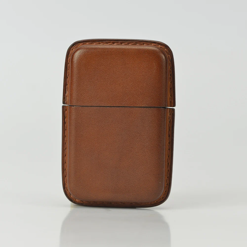one leather exquisite cowhide eleven pcs Cigarette Case Cigar Case W1824-19