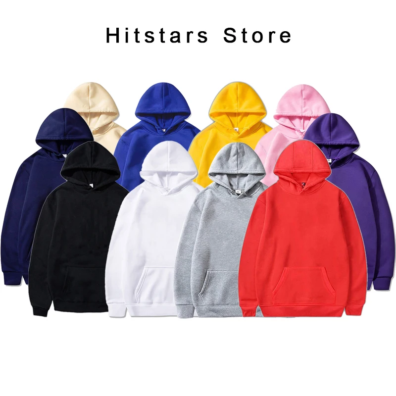 

Men/Women Hoodies Male Casual Fashion Hooded Sweatshirts For Teenagers Solid Color Breathable Female Daily Pullover Unisex