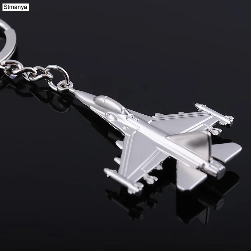 New Aircraft Metal Key Chain Airplane Keychains gift Car Key Ring Bag Classic key holder Pendant Party Gift jewelry