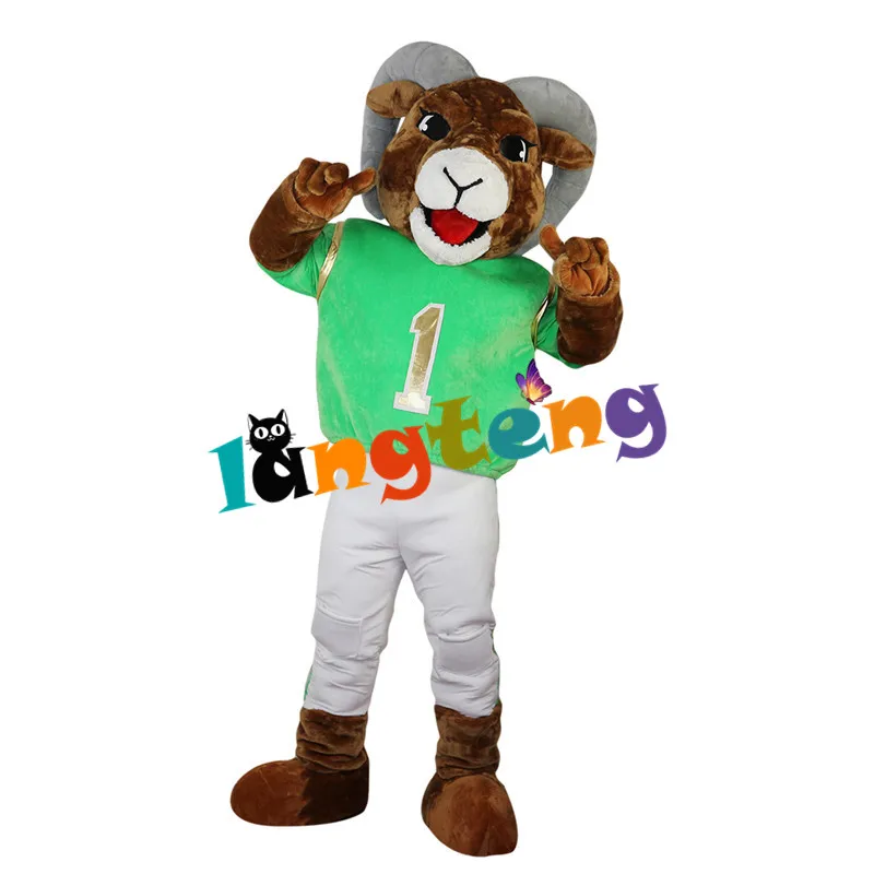 

816 Sport Sheep Goat Mascot Costume Hot Sale Adult Furry Animal Cartoon