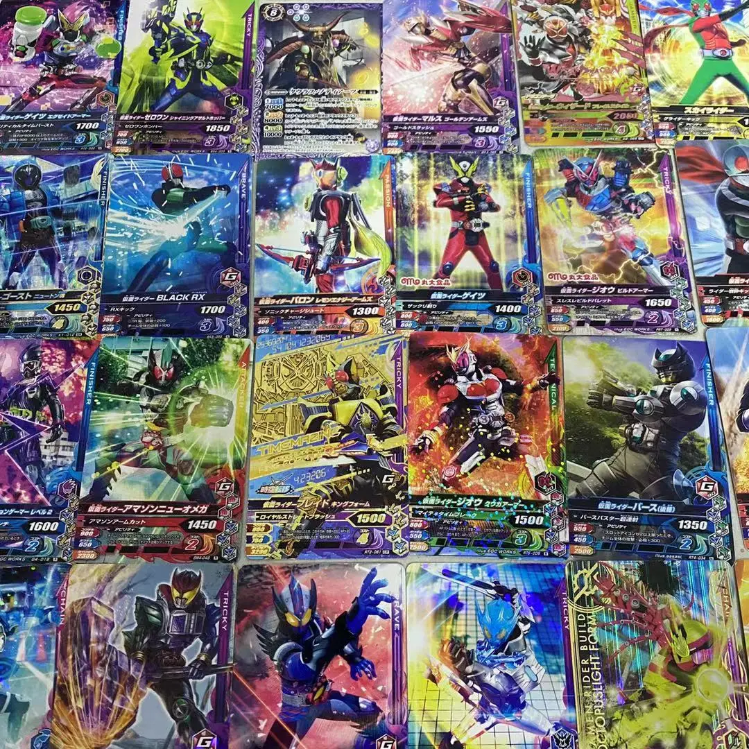 Bandai Kamen Rider HEROES BATTLE Card Game Arcade Battle Card TCG Golden Laser Card 3D Early Classic Toys