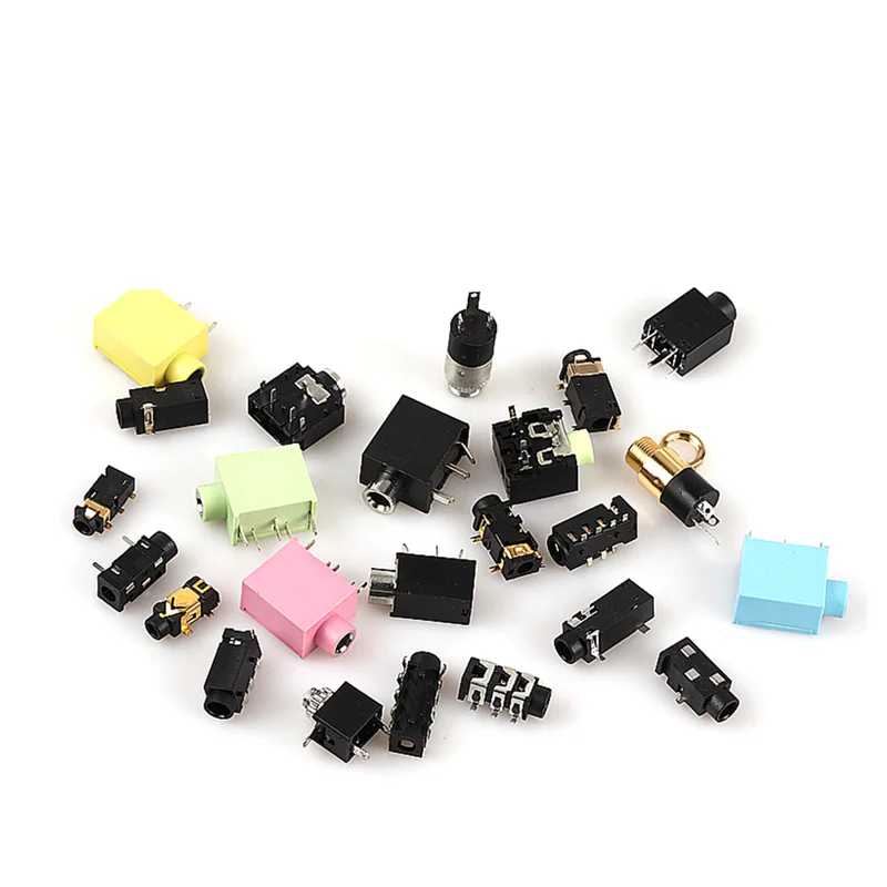 10pcs Headphone Jack 3.5mm PJ PJ313 PJ320 PJ325 PJ326 PJ327 PJ358 PJ392 PJ342 Audio and Video Female Dual Channel Stereo Jack