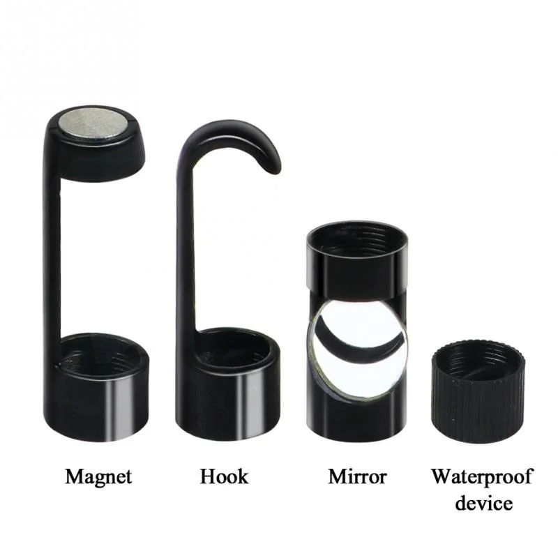 Accesseries Hook Magnet Side View Mirror Set Endoscope Camera Waterproof with Screw Threads Compatible for 8mm /5.5mm