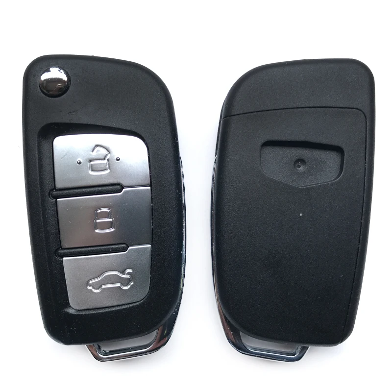 2/3 Knoppen Auto Flip Key Case Voor Geely Emgrand 7 EC7 EC715 EC718 Emgrand7 EC7-RV EC715 EC718-RV Gewijzigd Afstandsbediening Sleutel fob Shell