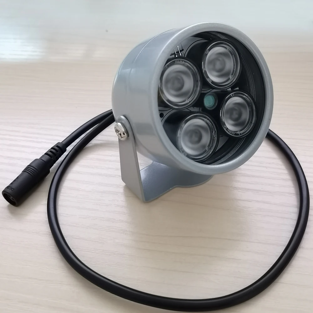 4 array 940nm ir invisível led iluminador visão noturna infravermelha à prova dwaterproof água cctv luz de preenchimento 60 90 graus para câmera de