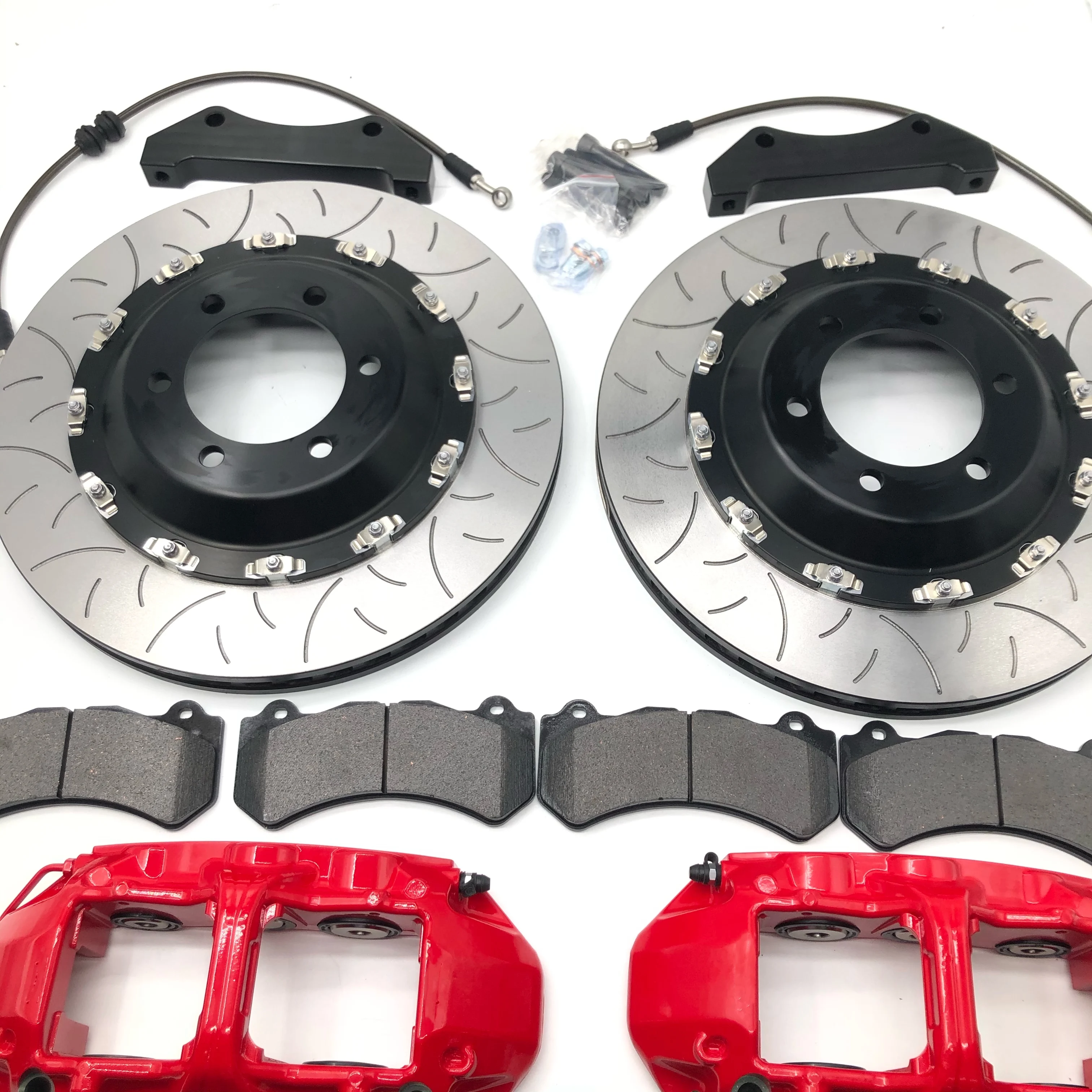 

Full Set GT6 Big Floating Brake Kit 6 POT Pistons Calipers 380*34mm Rotors For E92 M4 20 Inch Rim Wheel