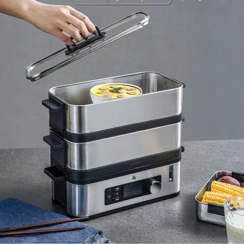 GY Automatic Electric Steamer Steam Box Household Steam Small Multi-Functional 304 Stainless Steel Electric Steam Oven