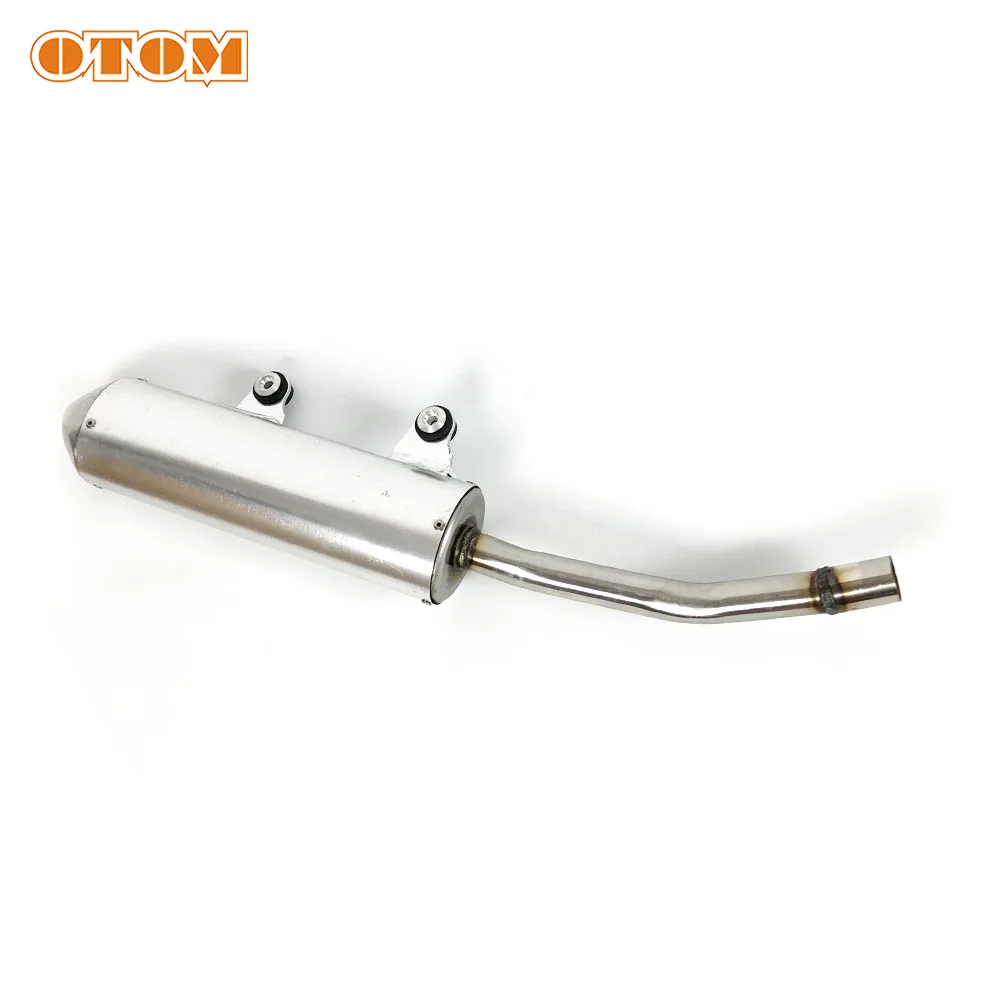 OTOM Motorcycle Front Rear Exhaust Section Muffler Contact Link Pipe Elbow Expansion Chamber For KTM  SX125 SX150 Motocross Part