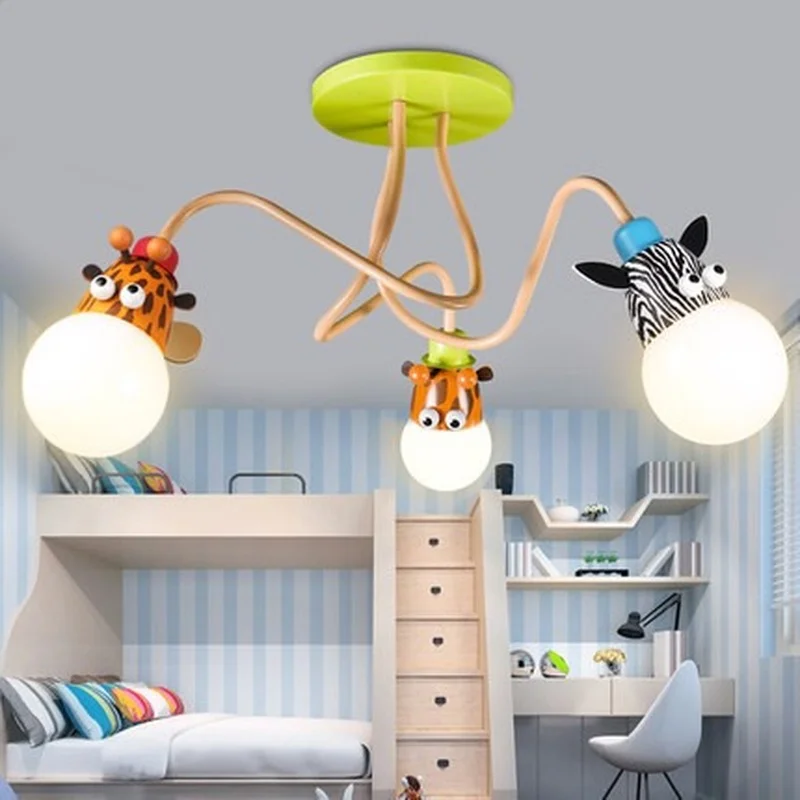 children\'s light model animal Giraffe lovely lamps for children rooms Child ceiling light decoration lighting for kid room