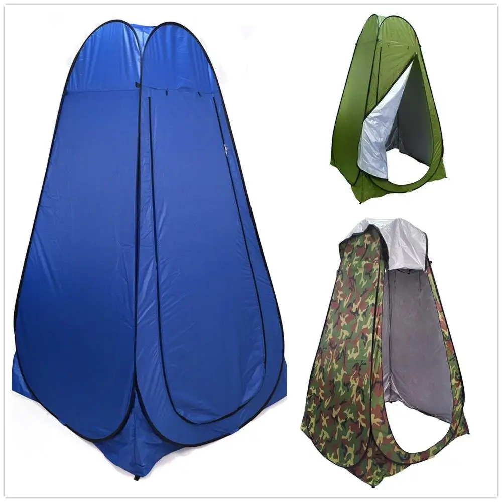 

Pop Up Privacy Tent Instant Portable Outdoor Shower Tent Camp Toilet Changing Green Blue