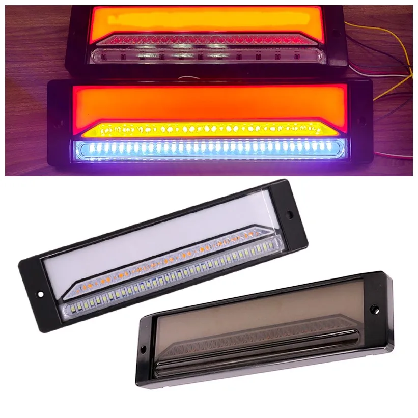 

1Pair Waterproof 147LED Taillight Rear Parking Stop Turn Signal Light Waterproof For Car RV Trailer Truck Camper Reverse Light