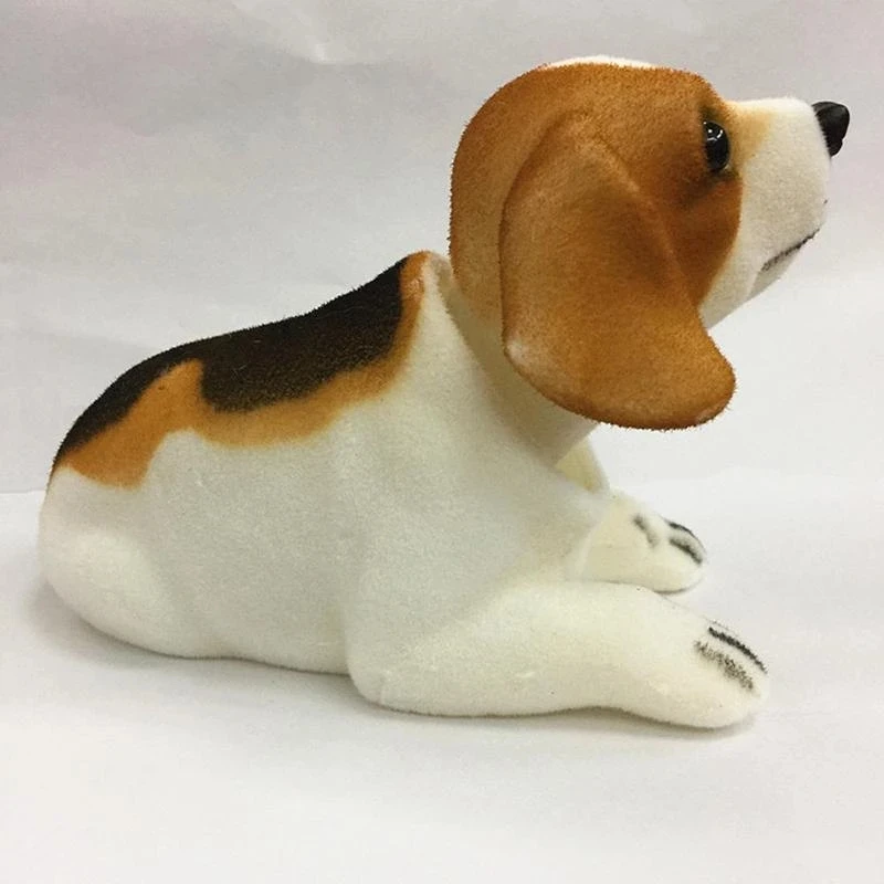 Beagle Nodding Dog Cute Shaking His Head Toy Car Decoration Car Accessories Car Dashboard Decoration Car Sleeping Puppy