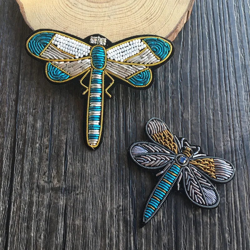 France 2019 new dragonfly design unisex simple DIY free shipping unisex Indian silk brooch