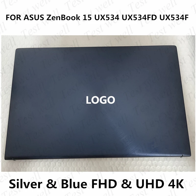 

Original 15.6'' 4K UHD 3840X2160 OR FHD 1920X1080 the top of laptop for FOR ASUS ZenBook 15 UX534 UX534FA LCD screen assembly