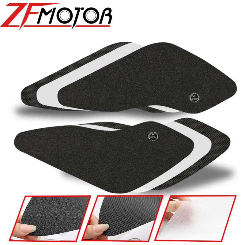 Motorcycle Protector Anti slip Fiber Tank Pad tank Side Traction Sticker For Honda CB400 CB 400 SF VTEC 1 2 3 4 1992-2018