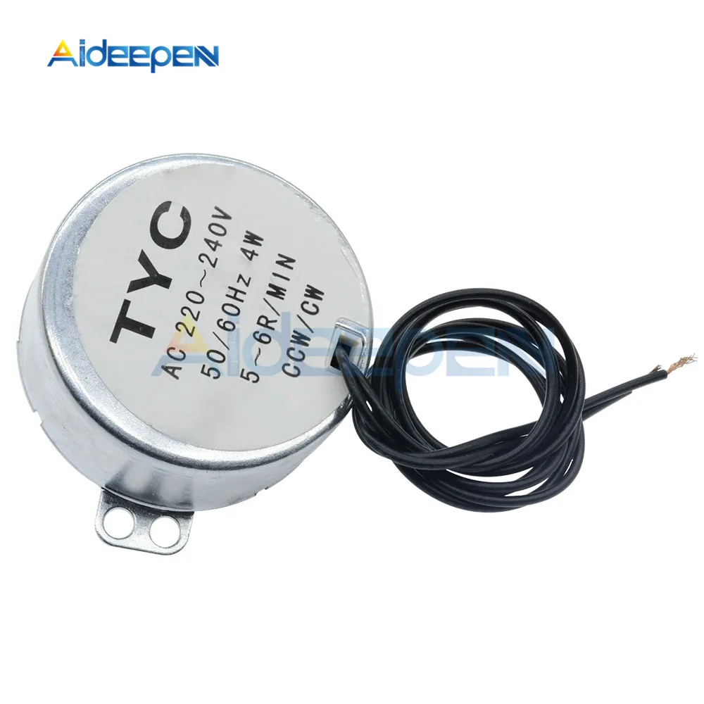 AC 12V AC 100-127V 220-240V 50/60Hz Synchronmotor 1,4RPM-60RPM Robustes Drehmoment 4W TYC-50 – Detail 3