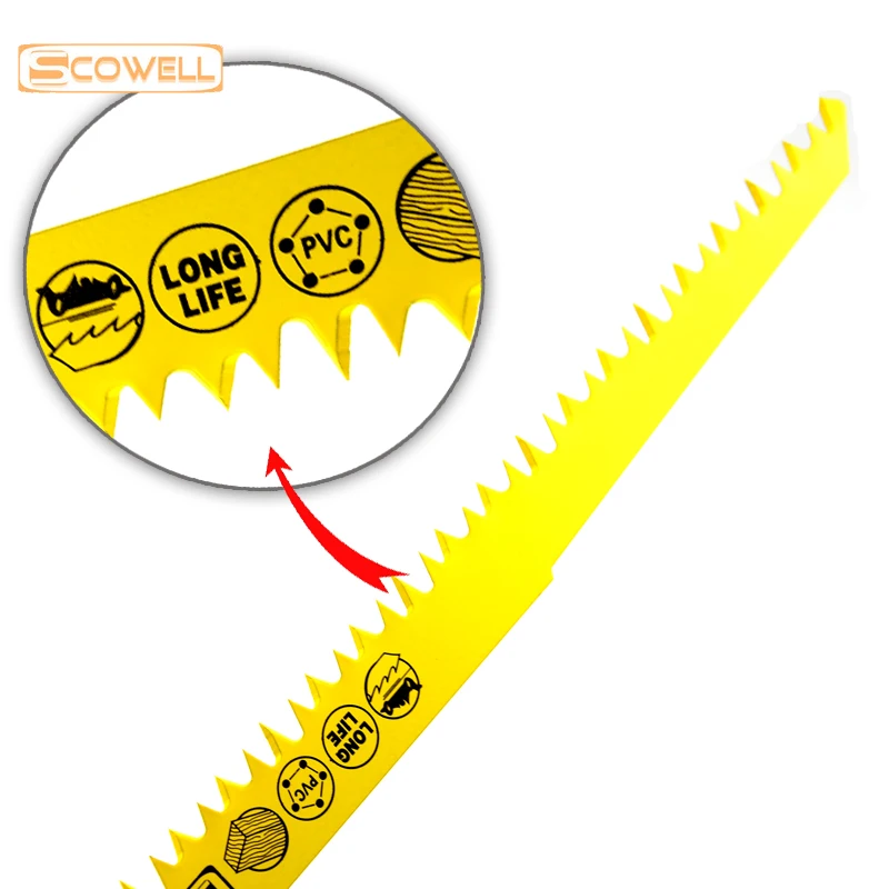 5 Verpackung 9 "Zoll 5TPI Säbelsägeblätter Für Top Schnelle Holz Cut Drehen Baum Holz Power DIY Werkzeuge Zubehör