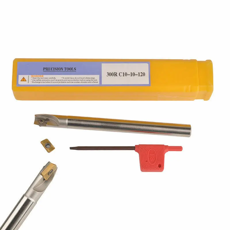 CNC BAP300R C10-10 × 120-1T Cấp Xay Cắt Nhàm Chán Thanh + APMT1135PDER Chèn + Cờ Lê