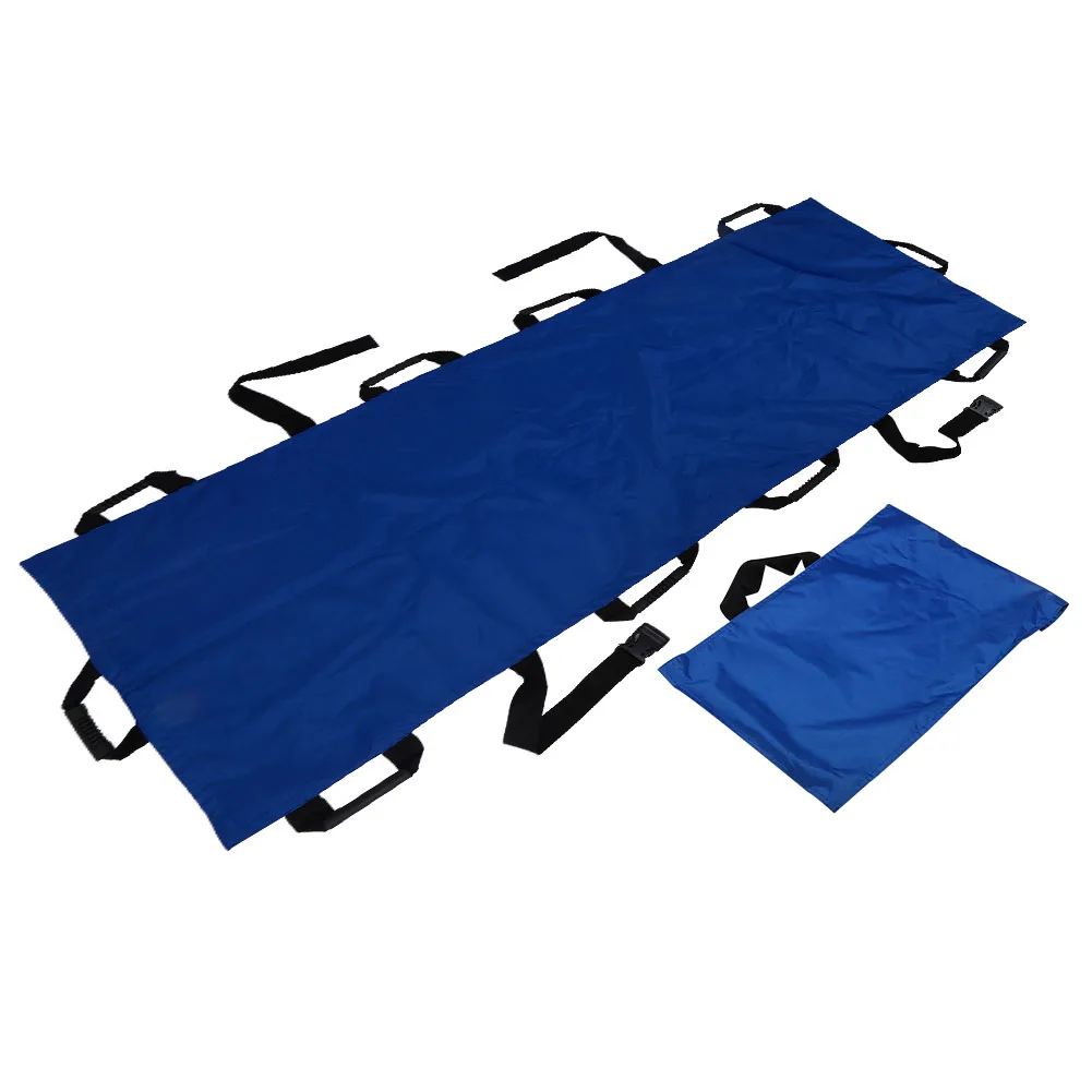 10 Handles Portable Oxford Cloth Household Stretcher Foldable Patient Transport Soft Stretcher For Medical And Home Emergency