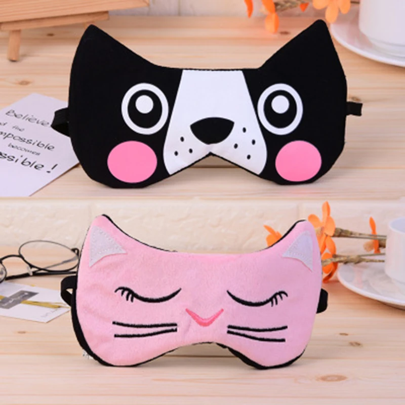 Nette Tier Schlaf Maske Augen Maske Eyeshade Abdeckung Schlafen Augenklappe Weiche Augenbinde Reise Home Party Geschenke Schönheit Werkzeuge