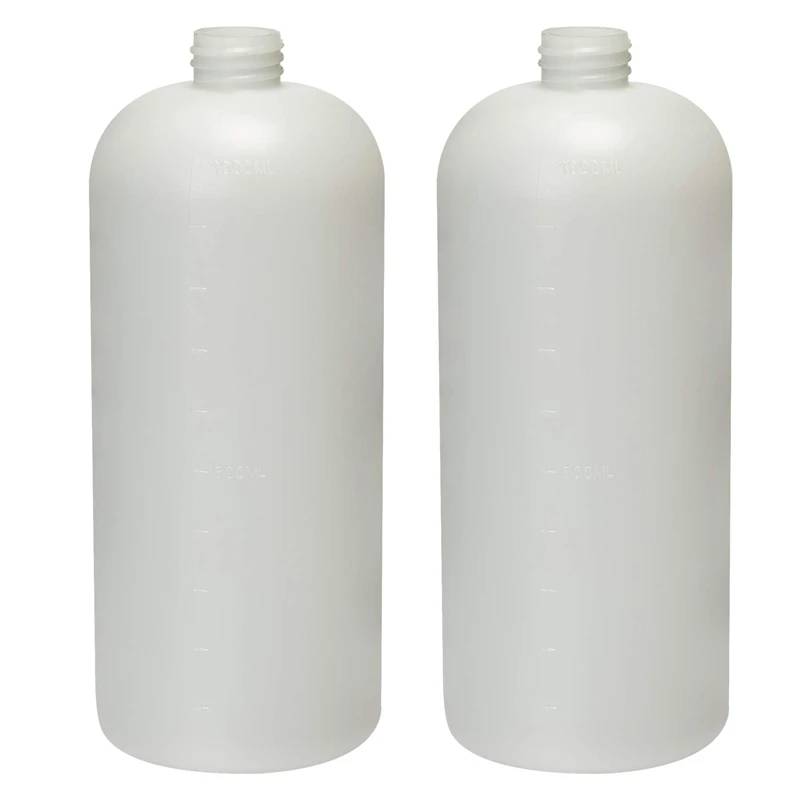 Foam Cannon Bottle Snow Soap Bottles Lance Foam Empty Bottle for Pressure Washer Gun Car Garden Lawn Roofs Cleaning, 2 Pack