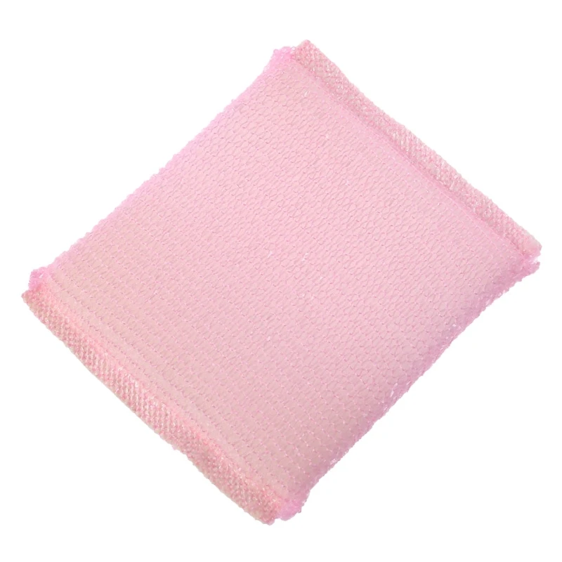 4ชิ้น/เซ็ตนุ่มฟองน้ำ Scouring Pads จานชามทำความสะอาดขัด Scrubber Pad