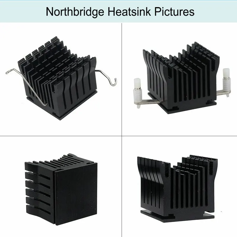 DIY Aluminium Northbridge Heatsink Cooler Motherboard Radiator w/4cm Fan For PC Computer Case South North Bridge Chipset Cooling