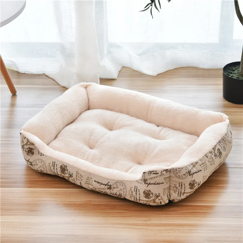 Pet Dog Bed Puppy Cushion Kennel For Cat Puppy Plus Size Soft Nest Dog Baskets For Small Large Dog Soft Sofa Animals Pad