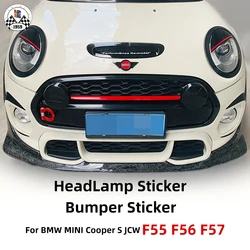 Brand New Avery Material Headlamp Sticker JCW Bumper Sticker For mini cooper F54 F55 F56 F57