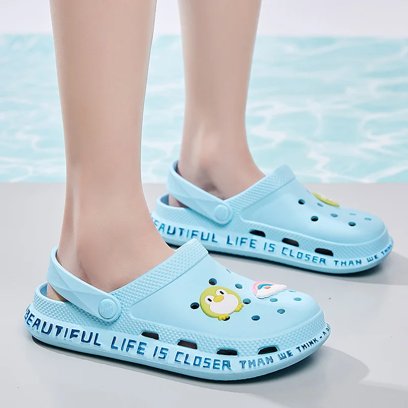 2023 Women\'s Sandals Lady Girl Sandals Summer Women Casual Jelly Shoes Sandals Hollow Out Mesh Flats Beach Sandals