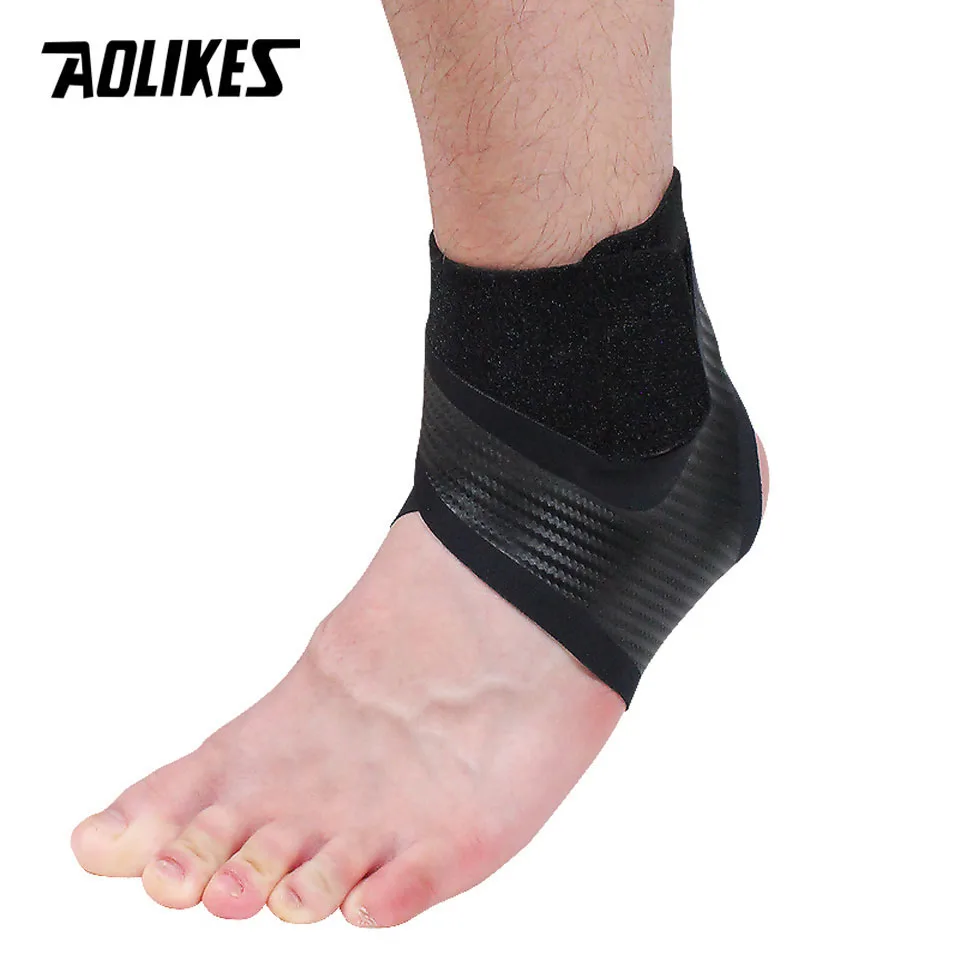 AOLIKES 1PCS New Elastic Ankle Support Adjustable Breathable Ankle Brace for Sports Protection Sprains Injury Heel Wrap Sleeve