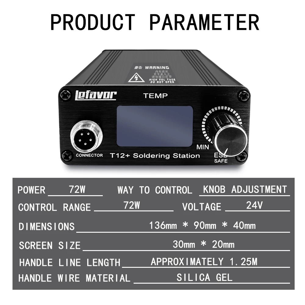 T12+ Soldering Station Soldering iron 1.3inch OLED Multi-function Portable Bga Rework Station With Soldering Tips Welding Tools