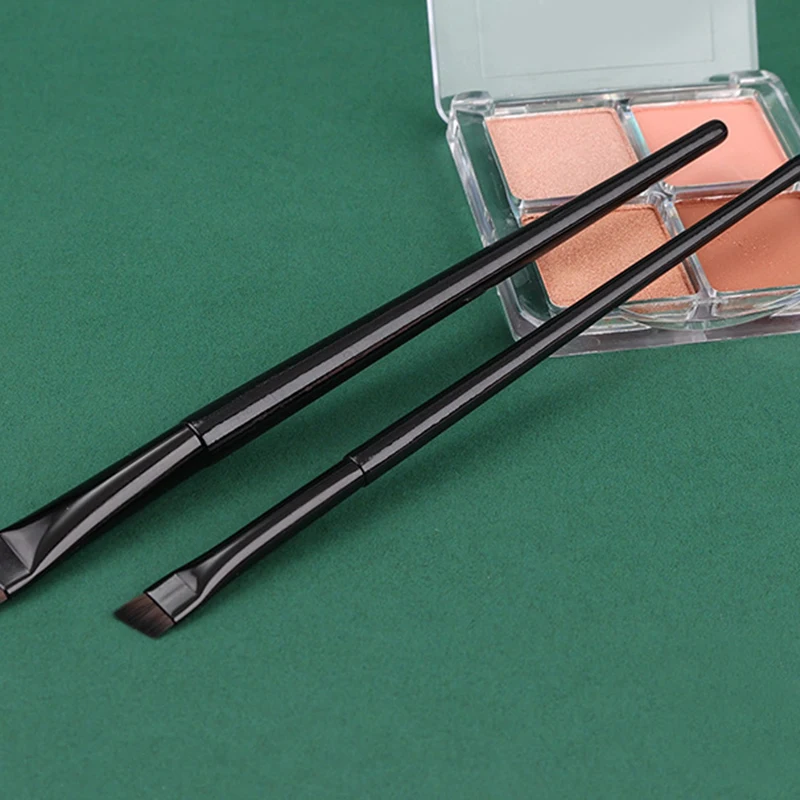 Single Blade Eyeliner Brush Eyebrow Brush Fine Hair Eye Liner Cream Brush Makeup Brushes Tool Eyebrow Powder Brush Flat Bevel